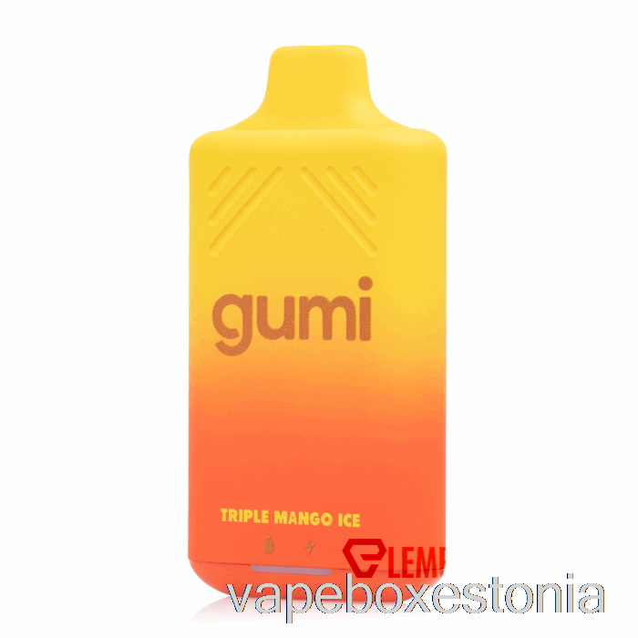Vape Box Estonia Gumibaar 8000 ühekordne Kolmekordne Mangojää